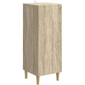 vidaXL Sideboard Sonoma-Eiche 33 x 34,5 x 90 cm Holzwerkstoff