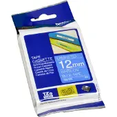 Brother Schriftbandkassette TZe-535, selbstklebend, L 8 m x B 12 mm, blau/weiß