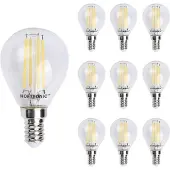 HOFTRONIC™ LED Glühlampe E14 4W 470lm 2700K warmweiß P45 10er Set