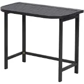 Merxx Gartentisch, abklappbare Tischplatte, Aluminium