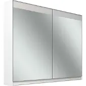 Schneider FILO HCL Spiegelschrank, Unterputz, Lichtband oben, 995x147x759mm, 2 Türen, 2 Steckdosen