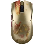 Razer Viper V3 Pro, rechts, Optisch, RF Wireless + USB Type-C, 35000 DPI, Gold, Gelb