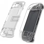 JYS Futerał Pokrowiec Etui Case + Stojak Do Konsoli Steam Deck / Przezroczysty / -sd003