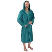 WEWO-FASHION Herren Kapuzenmantel 1018 mit Kapuze S | ocean - grün