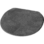 Kleine wolke Badematte "RELAX", rutschhemmend beschichtet, fußbodenheizungsgeeignet, Badteppich, Uni Farben, rechteckig, rund & als Set erhältlich