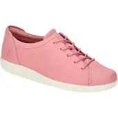 Ecco Damen Weich 2 Jubiläum Leder Turnschuhe Old Rose