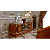 AEA Vitrine Schrank Vitrinen Wohnzimmer Schau Schränke Design Barock Rokoko Neu E38