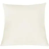 Formesse Bella Donna Jersey Kissenbezug ca. 40x40 cm | wollweiss - weiß
