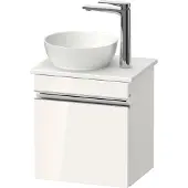 Duravit Konsolen-Waschtischunterschrank wandhängend Sivida 40x44x32,5cm, Tür, Gr. chr, re, we. hgl