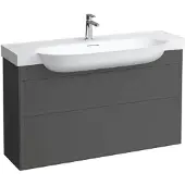 Laufen The New Classic Wastafelonderkast 117,6x31,6x67,7 cm 2 la Traffic Grey