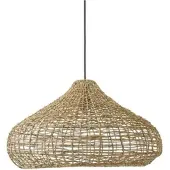 PR Home Außenhängeleuchte Mira, Lampakanay, Stecker, Ø 58 cm Mira, braun / rost