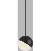 LED2 3301033 LED-Deckenleuchte Loco 1x10W | 900lm | 3000K - schwarz, opal