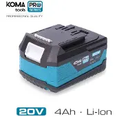 Koma Tools 20v 4a Batterie