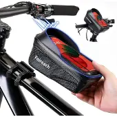 Sonstiges Fahrradtasche Rahmen wasserdicht mit 0,25mm Touchscreen, Schwarz