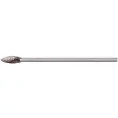 PFERD TOOLS Hartmetall Frässtift Flamme B Ø 12x30mm Schaft-Ø 6x150mm Z3P universal mittel kreuzverzahnt