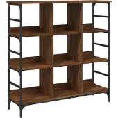 vidaXL Sideboard Braun Eichen-Optik 102x32x103,5 cm Holzwerkstoff