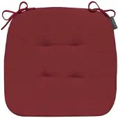 Magma Heimtex Magma Stuhlkissen Fino 41x41x3,5 cm | rot - rot