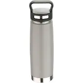 Bergner Thermos Flasche Edelstahl 0,5 l grau