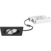 Brumberg LED-Einbauspot Damita-S, RC-dim, titan matt, IP65 dimmbar, alu / grau / zink, für Badezimmer, Aluminium