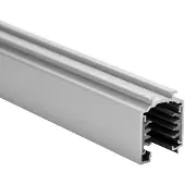 Brumberg 3-Phasen-Stromschiene ONETRACK, silber, L. 400 cm ONETRACK 3-Phasen, dimmbar, alu / grau / zink, Aluminium