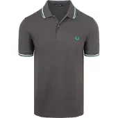 Fred perry Polo Twin Tipped M3600 Grau 85B