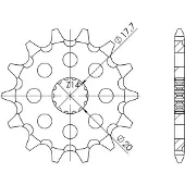 Jt Vorderes Ritzel 440 13 Selbstreinigend Für Yamaha Yz 125 '87-'04 (Jtf564.13) (Kette 520)