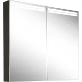 Schneider ARANGA TW Lichtspiegelschrank, 2 Türen, 795x120x700mm, Lichtbänder oben, 160.480.02.44
