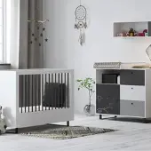 Petits-meubles KINDERKOMMODE Schwarz