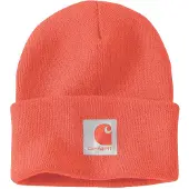 Carhartt Mütze Damen Lined Cuffed Beanie Power Orange