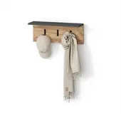 Livinity WANDGARDEROBE Ortello Anthrazit/Goldkraft Eiche 60 x 21.6 cm