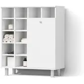 Livinity BADSCHRANK Fucino Weiß 78.4 x 91.6 cm