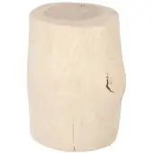 Jan Kurtz BLOCK Hocker – Massivholz Design aus Kernesche 38cm hoch, Ø:29