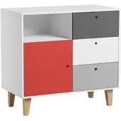 Petits-meubles KINDERKOMMODE rot