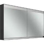 Schneider FILO HCL Spiegelschrank, Unterputz, Lichtband oben, 1395x147x759mm, 2 Türen, 2 Steckdosen