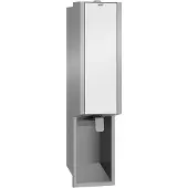 Kwc AR Seifenspender, EXOS, Edelstahl, UP, 124x500x120 mm, Front ESG weiß