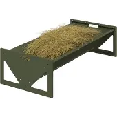 vidaXL Futtertröge für Nutztiere Olivgrün 108 x 50 x 28 cm 10 kg