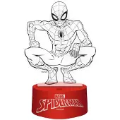 Lobbes 3D Lampe Spider-Man mit Fernbedienung RGB LED Nachtlicht