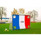 Powershot 3x2m Stahltor mit Ball und französischer Schusswand