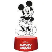 Arditex Mickey 3d-lampe Rot Kinder Rot One Size