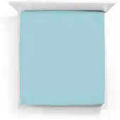 Bella Donna Bella-Donna Jersey Spannbettlaken 120x200 - 130x220 cm | helltürkis - blau