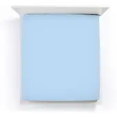 Bella Donna Topper Spannbetttuch La Piccola 100x200 cm | hellblau - blau