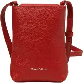 Marc O'Polo Handytasche Umhängetasche Banu Cellphone Bag Shiny Red rot