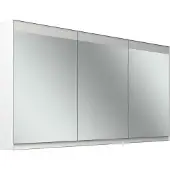 Schneider FILO HCL Spiegelschrank, Unterputz, Lichtband oben, 1495x147x759mm, 3 Türen, 2 Steckdosen