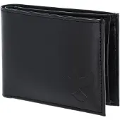 OXMOX Leder Geldbörse Leather RFID Protect Pocketbörse Freedom Pigeon Embossed Black schwarz