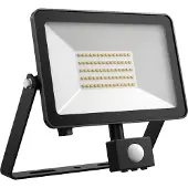 DOTLUX LED-Strahler FLOORslim-sensor 50W 4000K schwarz mit Bewegungsmelder PIR
