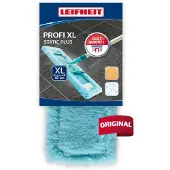 Leifheit Profi XL Wischbezug, Microfaserbezug für alle glatten Böden, static plus