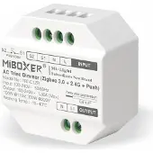 MiBoxer AC TRIAC Dimmer | Zigbee 3.0+2.4G+Push 300W | TRI-C1ZR