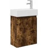 Syfax Badezimmer Waschtischunterschrank mit Wasserhahn