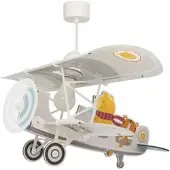 DALBER Kinderzimmer Deckenlampe Flugzeug Kleiner Teddy