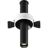Maytoni Einbaustrahler Focus T LED incl. Schwarz aus Aluminum 7W für Küche, Schlafzimmer, Wohnzimmer, Esszimmer, Lobby